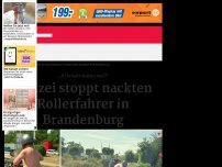 Bild zum Artikel: Polizei stoppt nackten Rollerfahrer in Brandenburg
