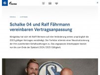 Bild zum Artikel: Schalke 04 und Ralf Fährmann vereinbaren Vertragsanpassung